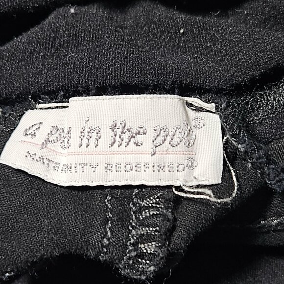 A Pea in the Pod Maternity Jeans Womens Size 28 Waist Boot Cut Black Denim - Picture 4 of 4